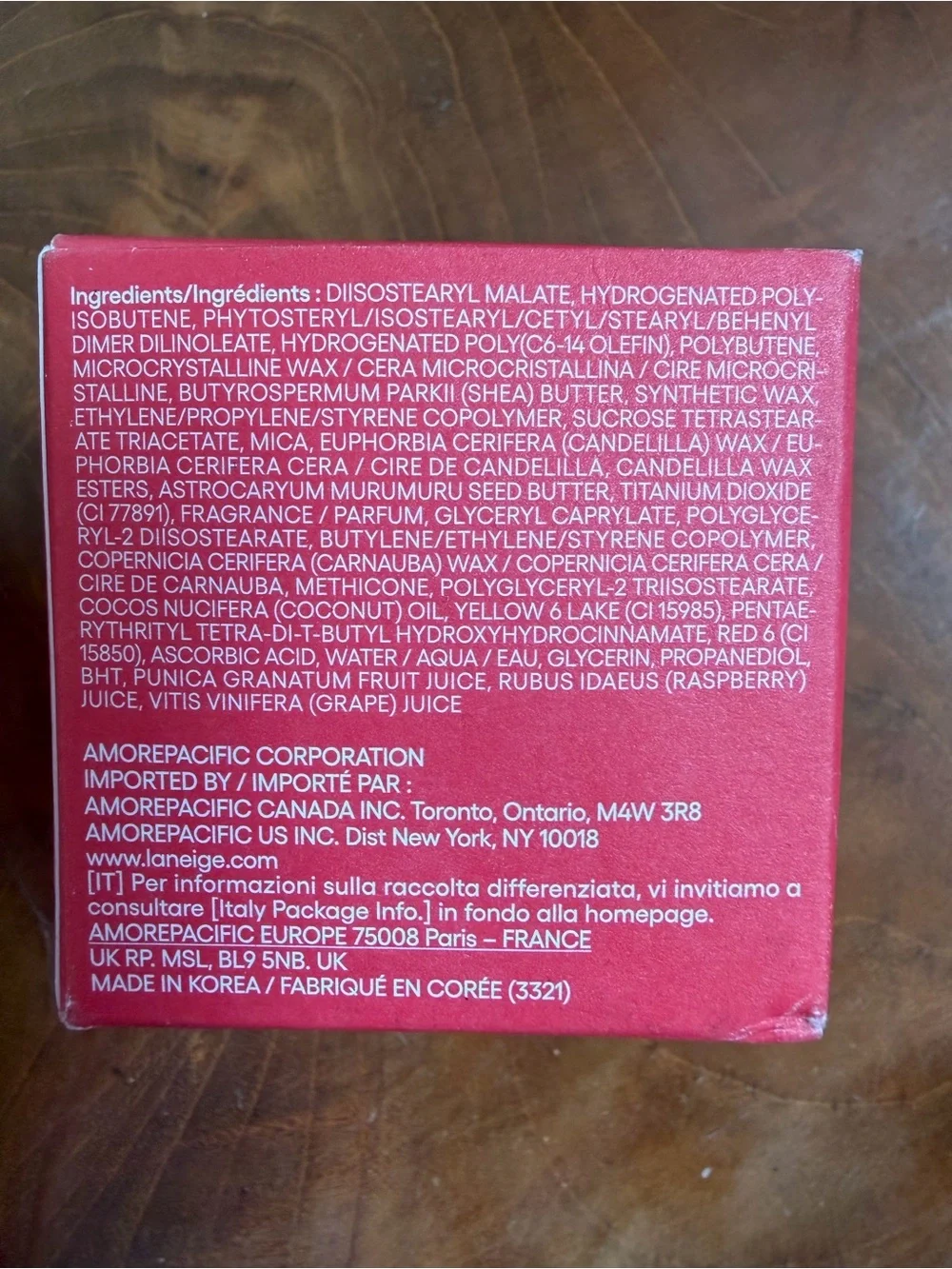 LANEIGE non smooth